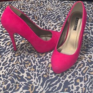 Hot Pink Pumps